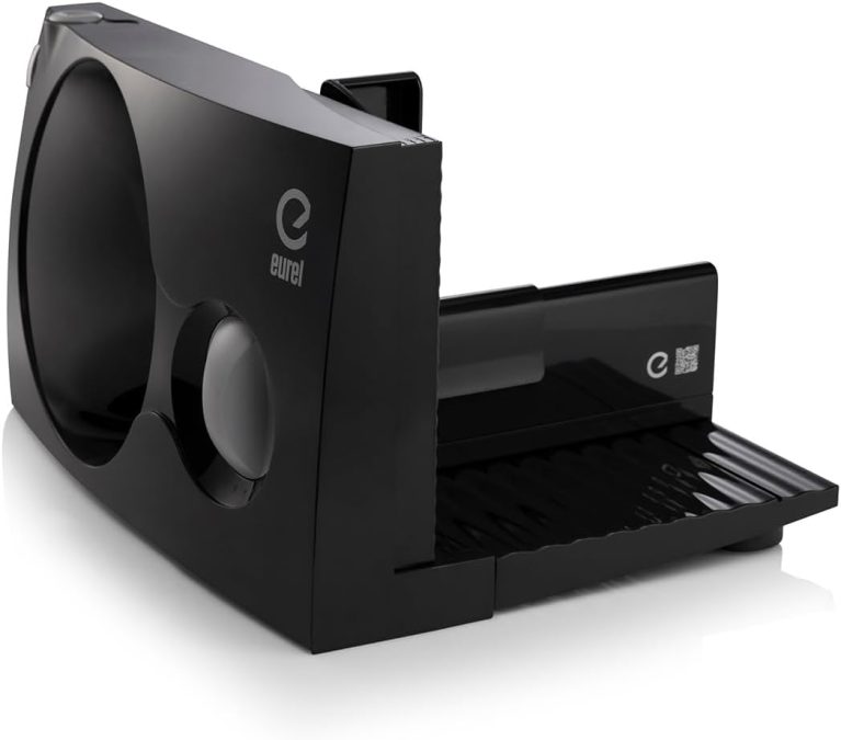 EUREL RS42 Trancheuse Électrique Noire, Pliable, Lame Inox 170mm