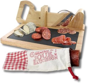 guillotine à saucisson PZL Concept avec plateau ardoise
